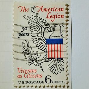 1969 US 6c American Legion 50th Anniversary Stamp #1368